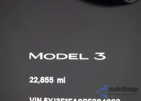 2023 Tesla Model 3 Rear-Wheel Drive from USA, damaged, VIN 5YJ3E1EA9PF384023